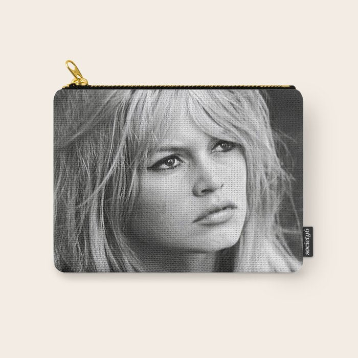Brigitte Bardot Retro Vintage Art Carry All Pouch Gallery Image 1