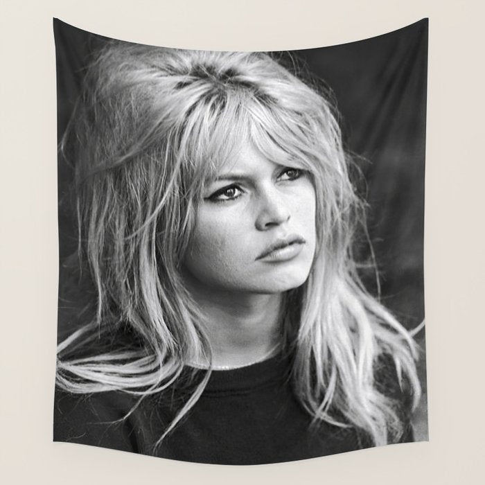 Brigitte Bardot Retro Vintage Art Wall Tapestry Gallery Image 4