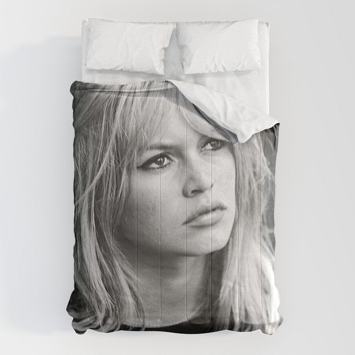 Brigitte Bardot Retro Vintage Art Comforter Gallery Image 1
