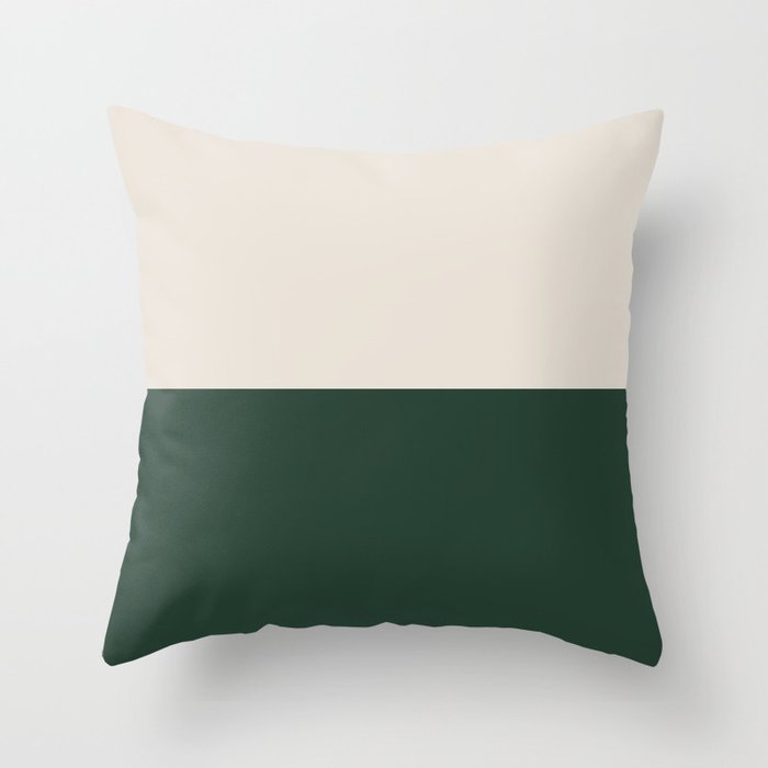 Scandinavian Modern Minimal Pine Throw Pillow Gallery Image 6