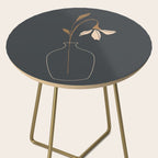 Minimal Abstract Art Vase Flower 6 Side Table Gallery Image 2