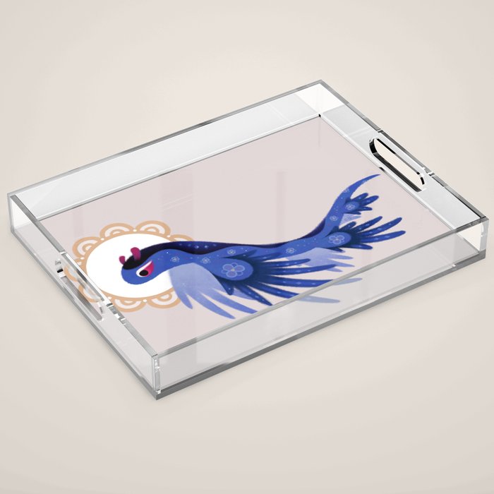 Blue dragon Acrylic Tray Gallery Image 1