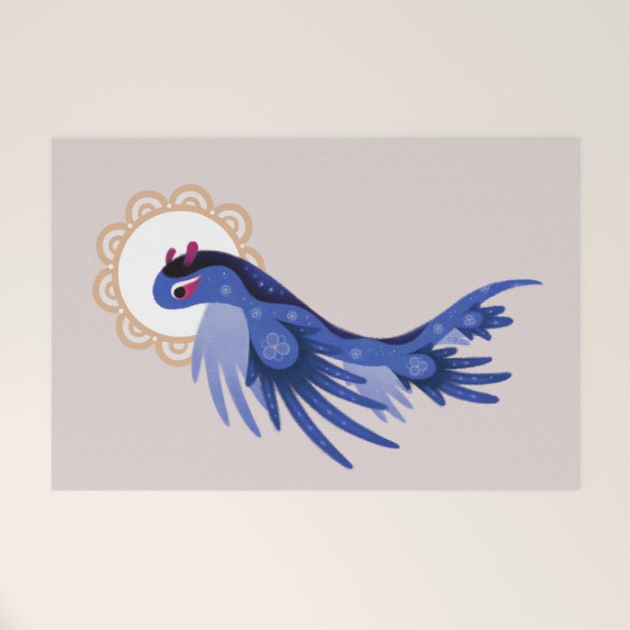Blue dragon Welcome Mat Gallery Image 1