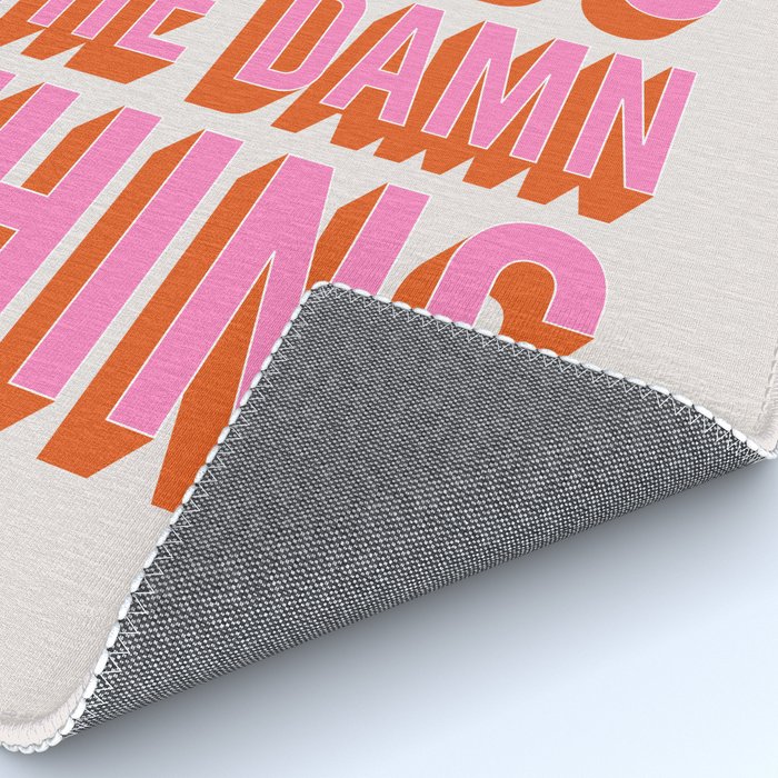 Wake Up And Do The Damn Thing Rug Gallery Image 4