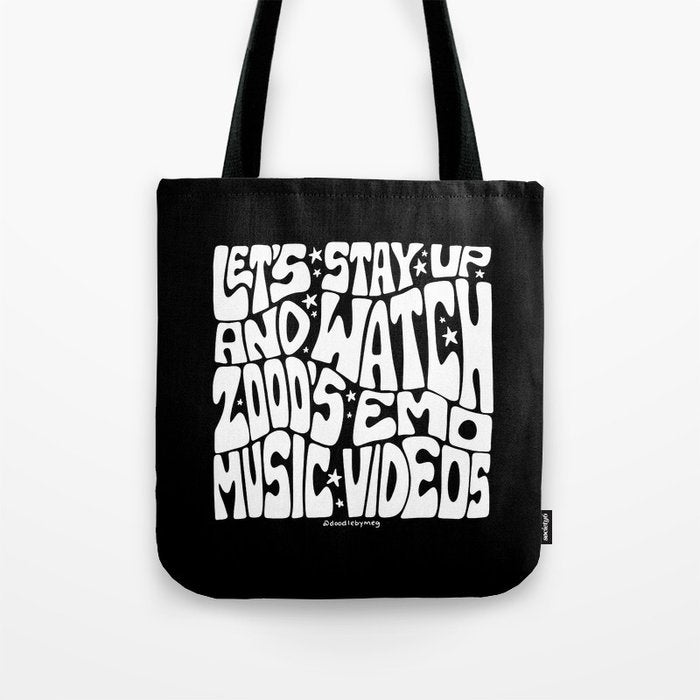 2000's Emo Music Video Tote Bag Gallery Image 1