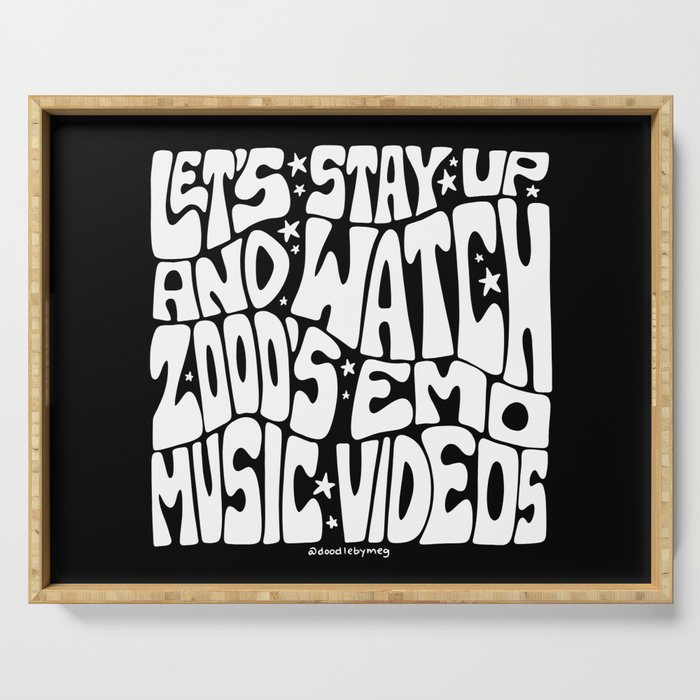 2000's Emo Music Video Serving Tray Gallery Image 1