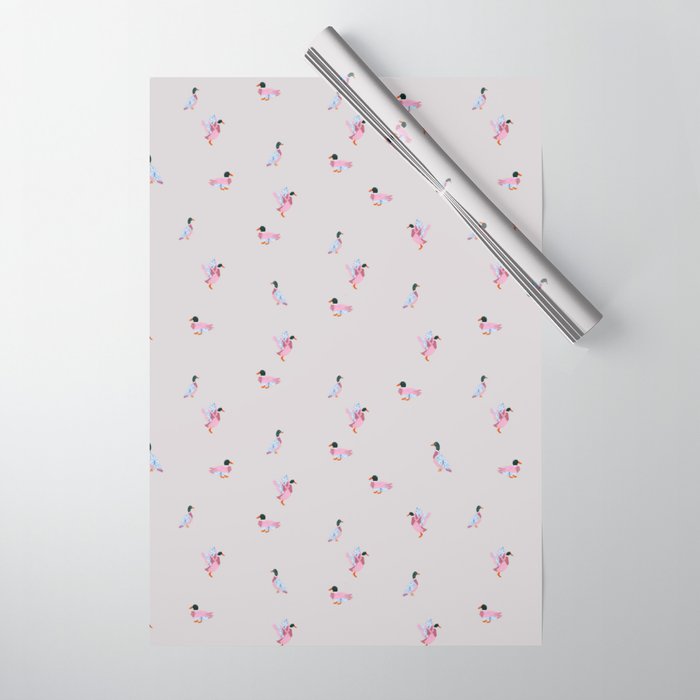 Preppy Duck II Wrapping Paper Gallery Image 1