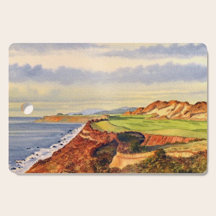 Pacific Dunes - On Bandon Dunes - Golf Course 13th Hole Cutting Board Gallery Image 1