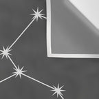 Leo Zodiac Star Constellation Line Art Grey Wall Tapestry Gallery Image 3