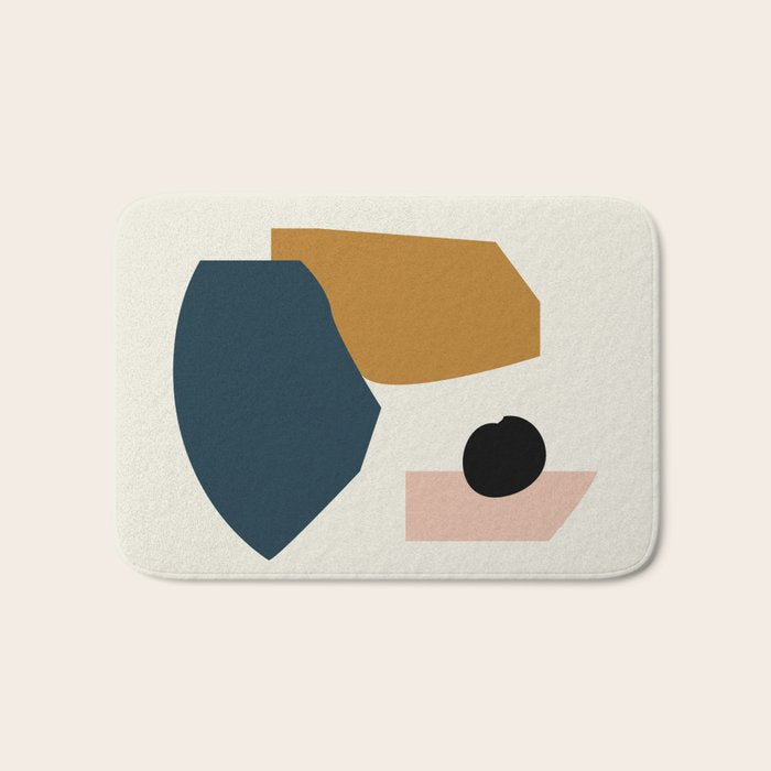 Shape study #1 - Lola Collection Bath Mat Gallery Image 1