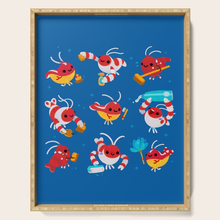 Cleaner shrimp Serving Tray Gallery Image 1