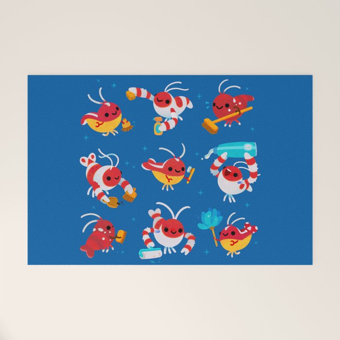 Cleaner shrimp Welcome Mat Gallery Image 1