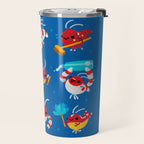 Cleaner shrimp Travel Mug Gallery Image 2