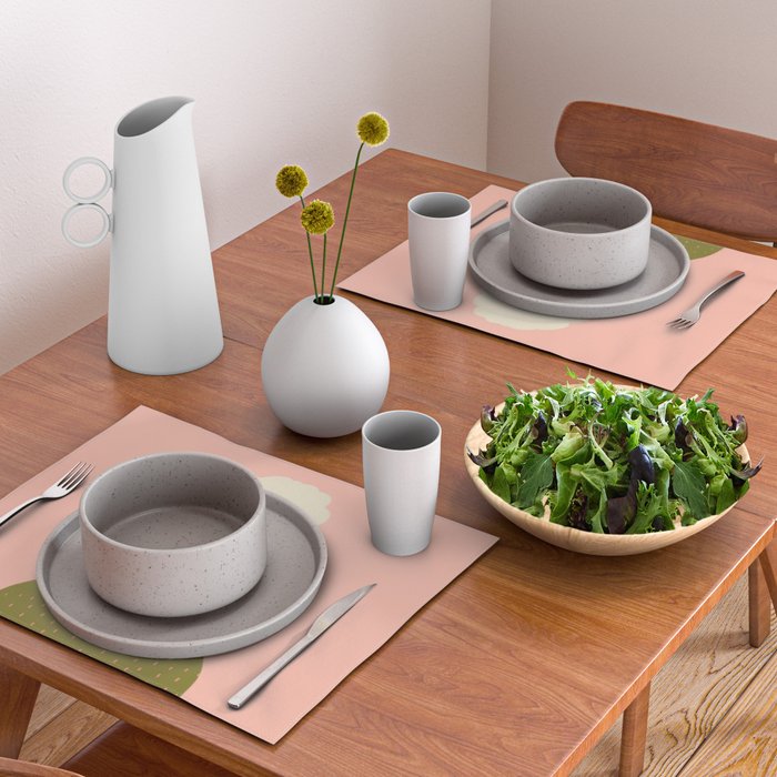 Colorful Modern Floral Vase  Placemat Gallery Image 2