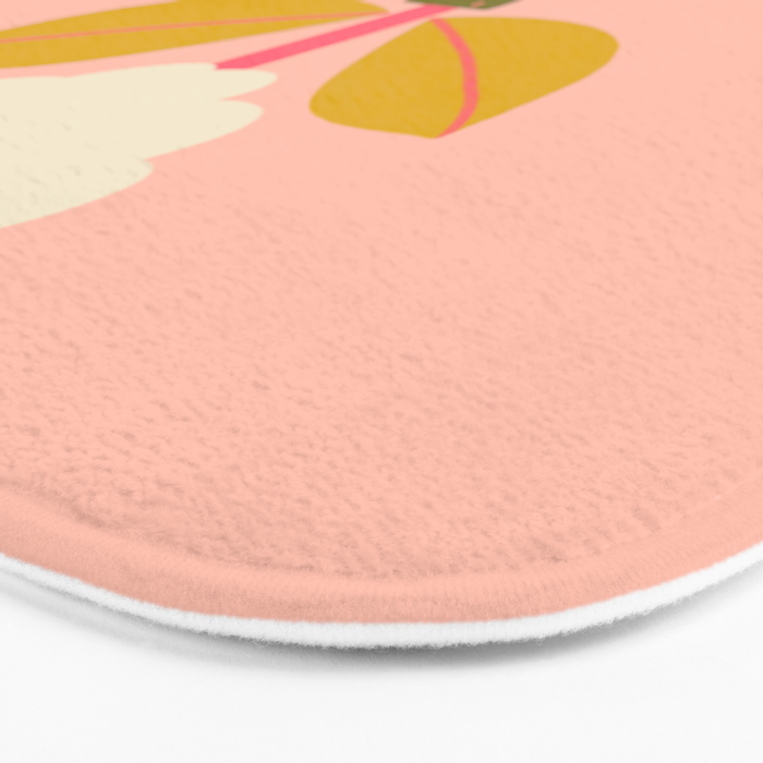 Colorful Modern Floral Vase  Bath Mat Gallery Image 3