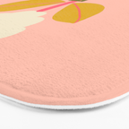 Colorful Modern Floral Vase  Bath Mat Gallery Image 3