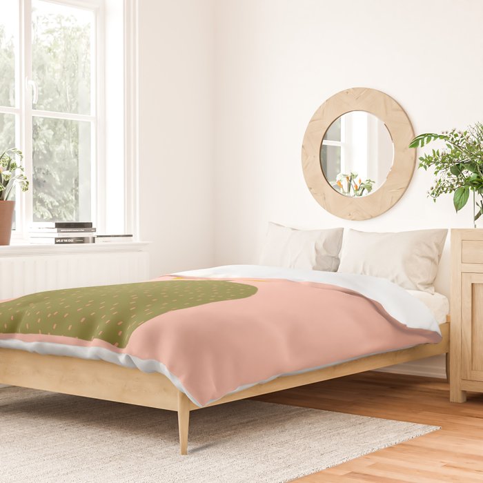 Colorful Modern Floral Vase  Duvet Cover Gallery Image 2