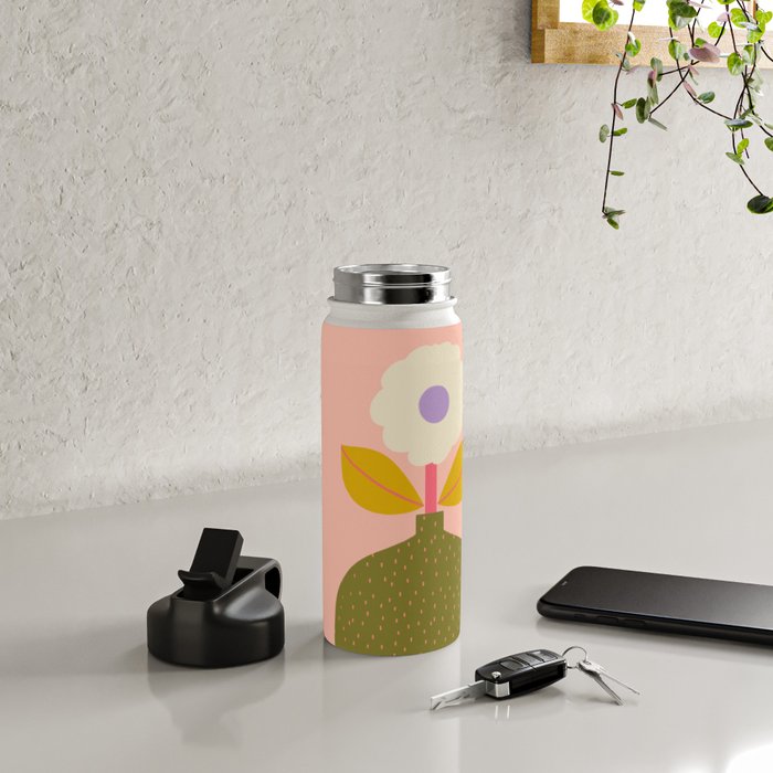 Colorful Modern Floral Vase  Water Bottle Gallery Image 4