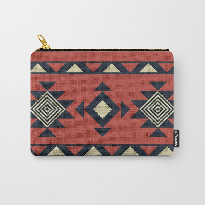 Aztec pattern Carry All Pouch Gallery Image 1