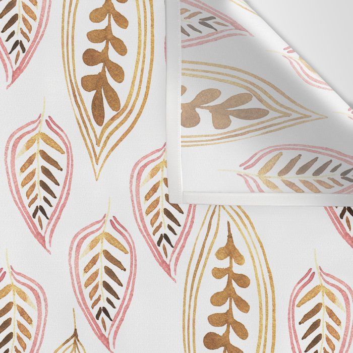 Golden Fall Leaves Wall Tapestry Gallery Image 3