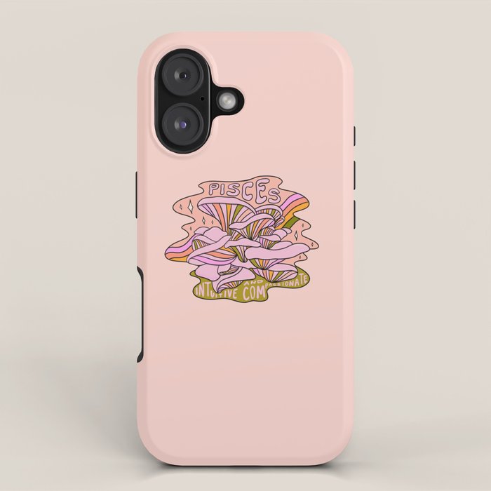Pisces Mushroom iPhone Case Gallery Image 1
