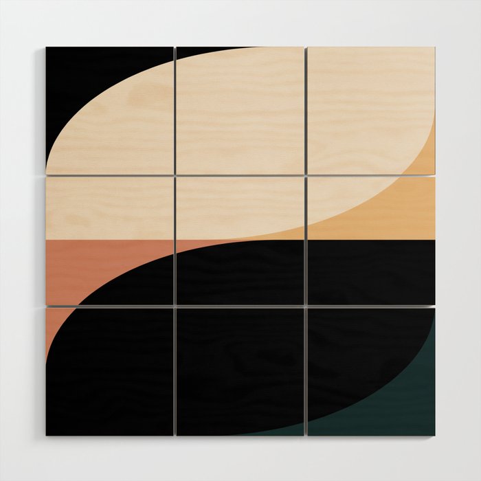 Almond Abstract XVI Wood Wall Art Gallery Image 1