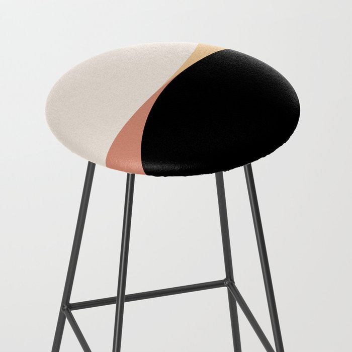 Almond Abstract XVI Stool Gallery Image 2