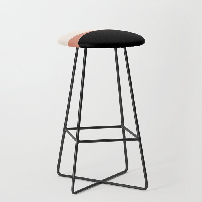 Almond Abstract XVI Stool Gallery Image 1