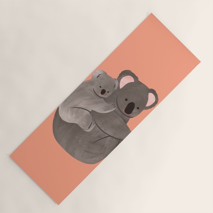 Piggyback Koala Yoga Mat Gallery Image 1