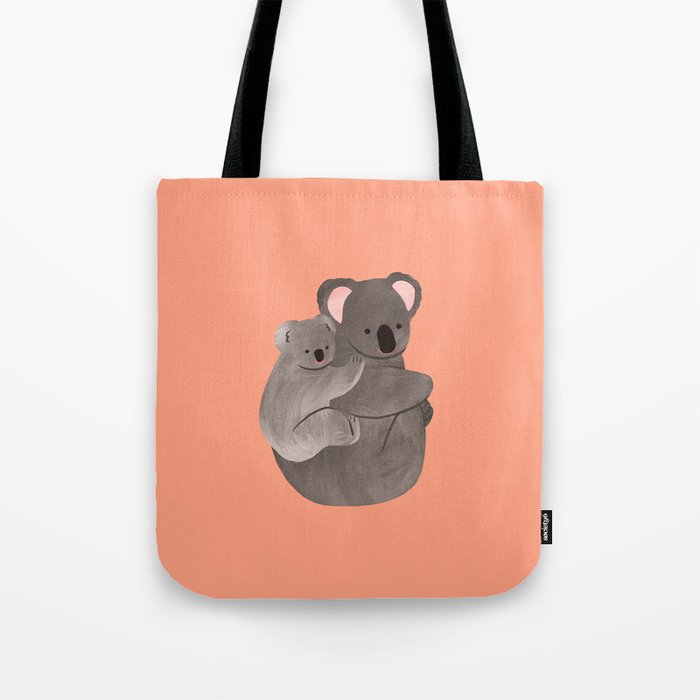 Piggyback Koala Tote Bag Gallery Image 1