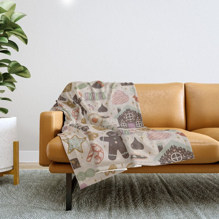 In the Land of Sweets Throw Blanket Gallery Image 1