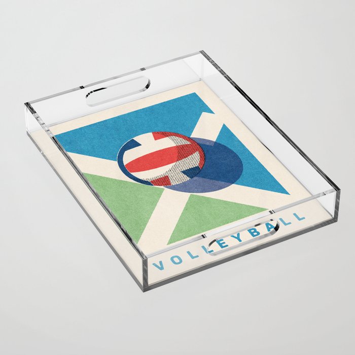 BALLS - Volleyball - Summer Games Acrylic Tray Gallery Image 1