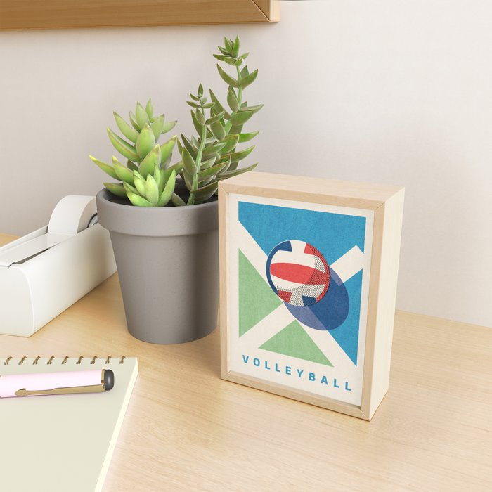 BALLS - Volleyball - Summer Games Mini Art Print Gallery Image 2