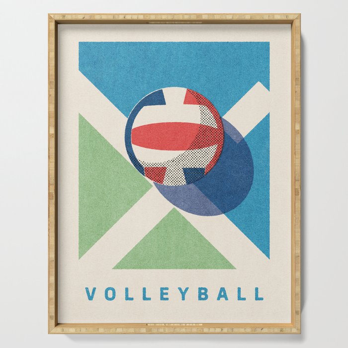 BALLS - Volleyball - Summer Games Serving Tray Gallery Image 1