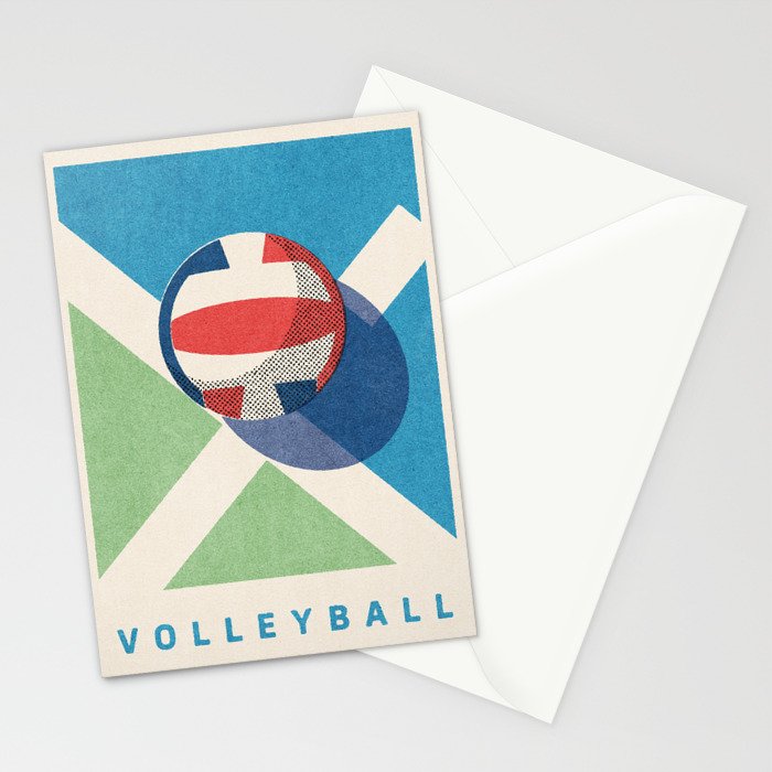 BALLS - Volleyball - Summer Games Stationery Card Gallery Image 2