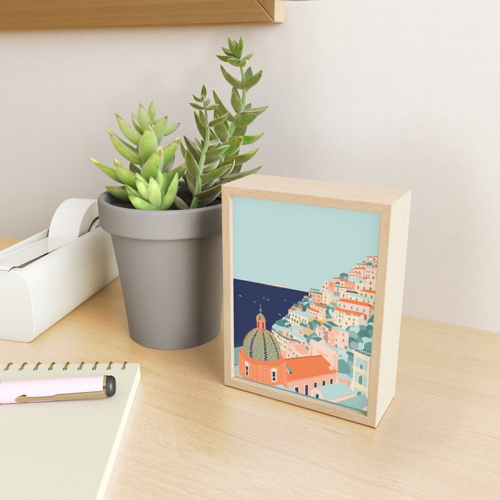 Positano, Italy Mini Art Print Gallery Image 2