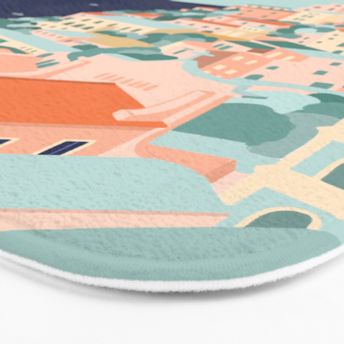 Positano, Italy Bath Mat Gallery Image 3