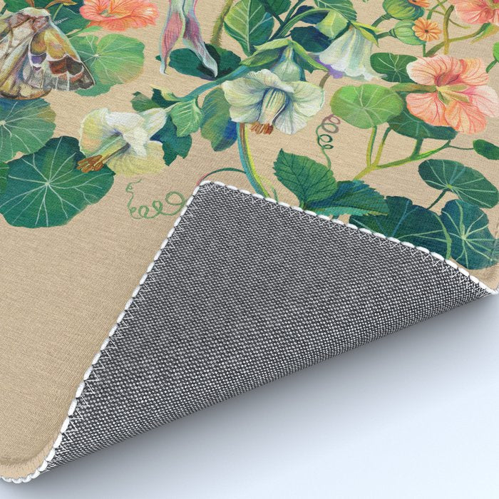 Floral Luna Moth Rug Gallery Image 4