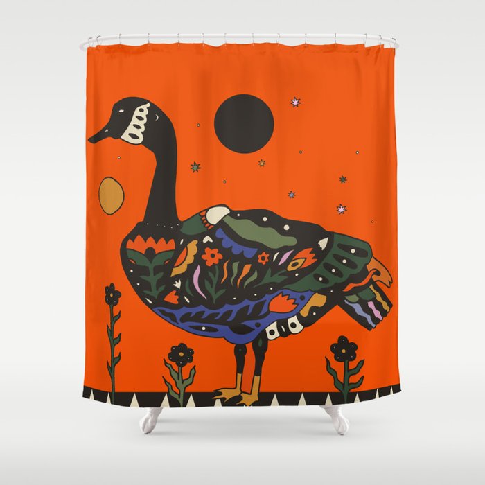 Goose Shower Curtain Gallery Image 1