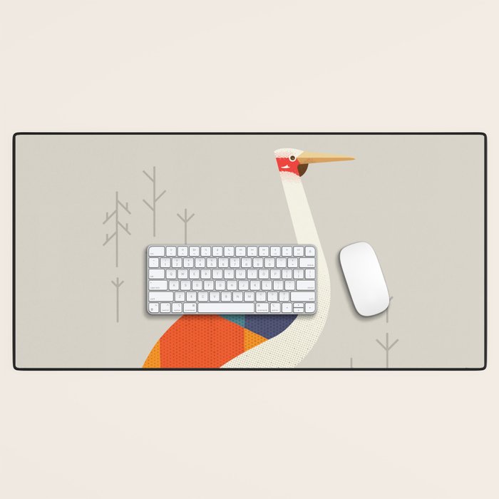 Brolga Desk Mat Gallery Image 1