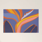 Bird Of Paradise Tropical Flower Welcome Mat Gallery Image 1