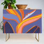 Bird Of Paradise Tropical Flower Credenza Gallery Image 1