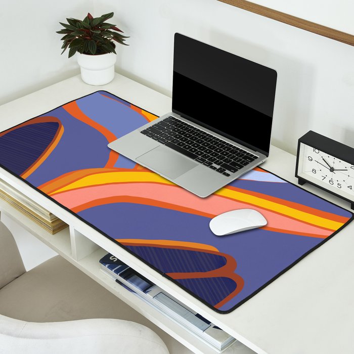 Bird Of Paradise Tropical Flower Desk Mat Gallery Image 2