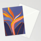 Bird Of Paradise Tropical Flower Stationery Card Gallery Image 2