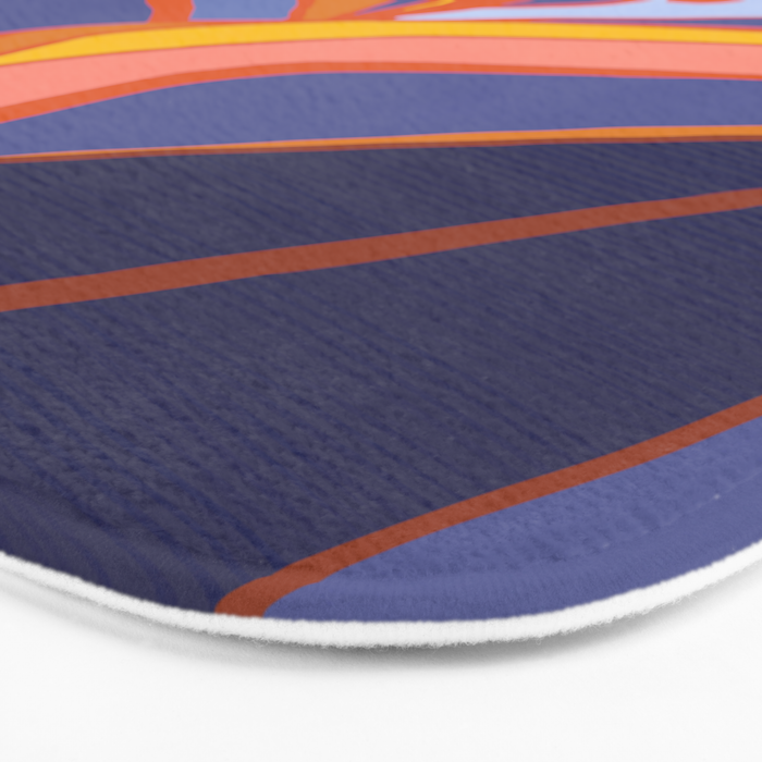 Bird Of Paradise Tropical Flower Bath Mat Gallery Image 3