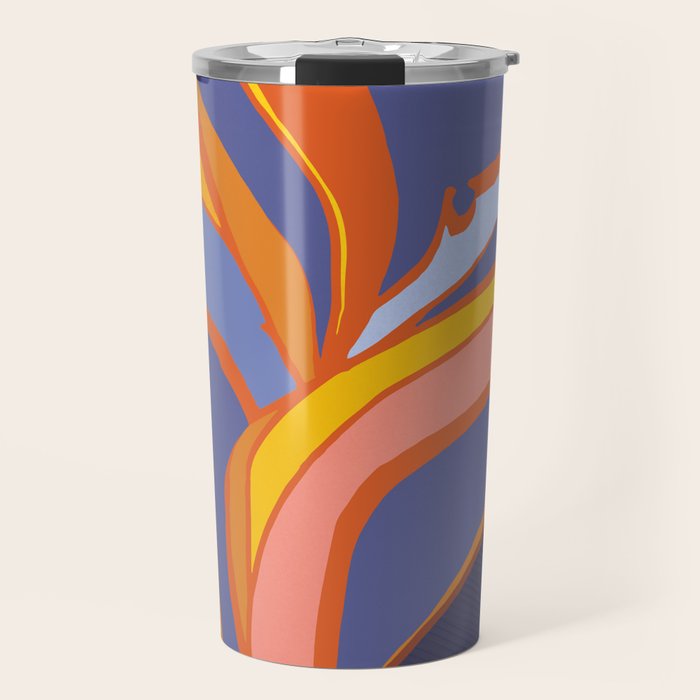 Bird Of Paradise Tropical Flower Travel Mug Gallery Image 1