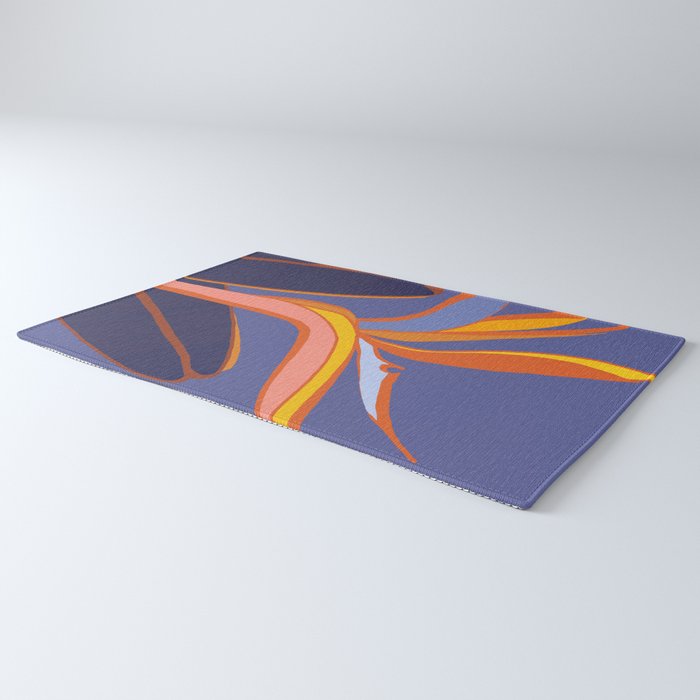Bird Of Paradise Tropical Flower Rug Gallery Image 3