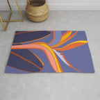 Bird Of Paradise Tropical Flower Rug Gallery Image 1