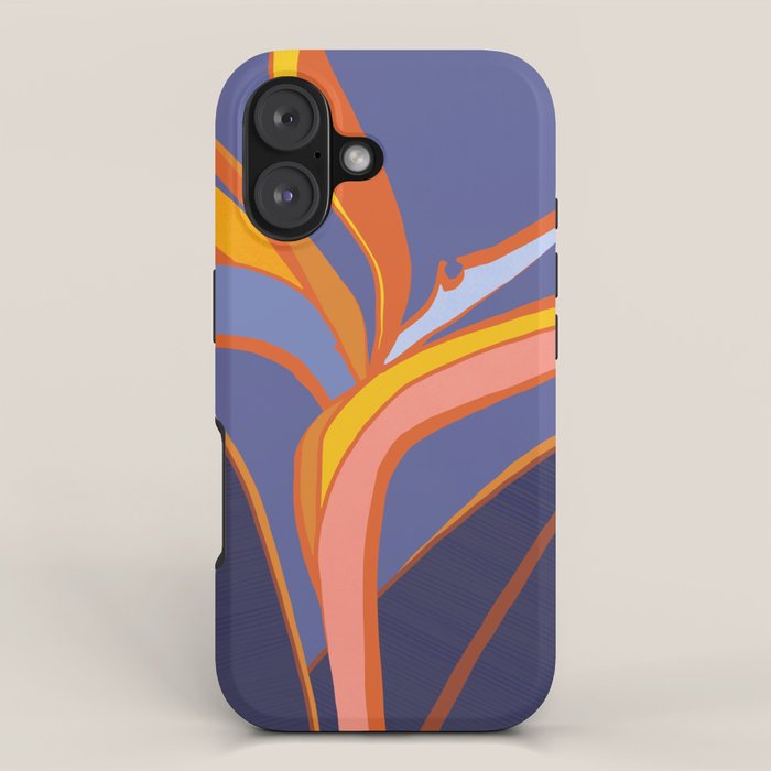 Bird Of Paradise Tropical Flower iPhone Case Gallery Image 1