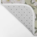 Peonies flowers II Bath Mat Gallery Image 2